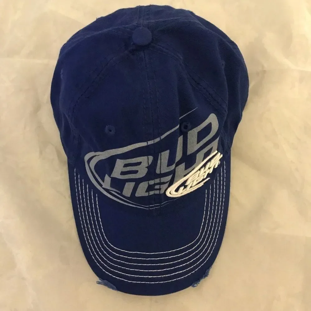 Bud Light Beer Blue & White Hat